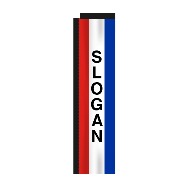 8x2 WindChaser® Tricolor Message Flag - Flag Only