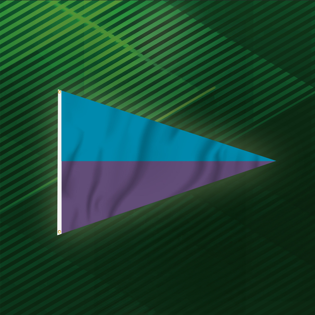 Stripe Pennant Flag