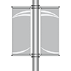 Street Pole Banner Brackets